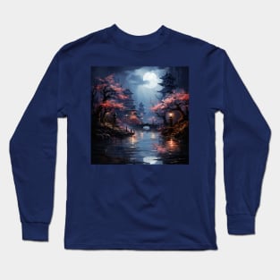 Japanese Garden #5 Long Sleeve T-Shirt